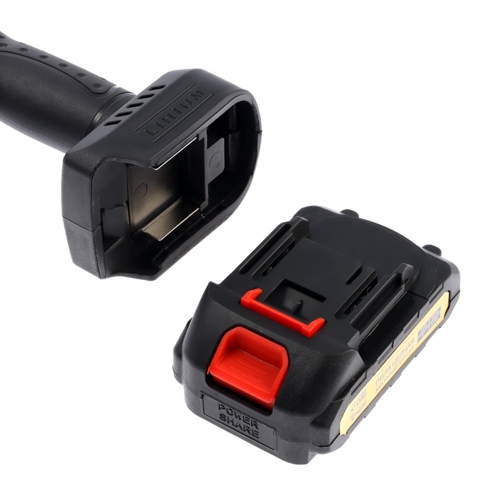 Пила цепная аккумуляторная ТУНДРА, 24 В, 1.5 Ач, Li-ion, 6 Пила цепная аккумуляторная ТУНДРА, 24 В, 1.5 Ач, Li-ion, 6", шаг 1/4", 36 звеньев