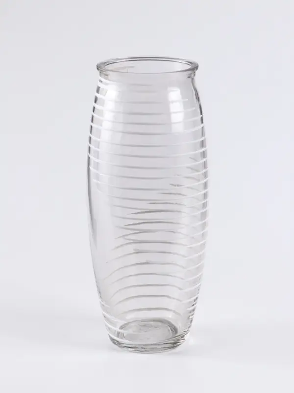 Ваза &laquo;Бриз&raquo;, дымка, h=23 см, стекло, прозрачная