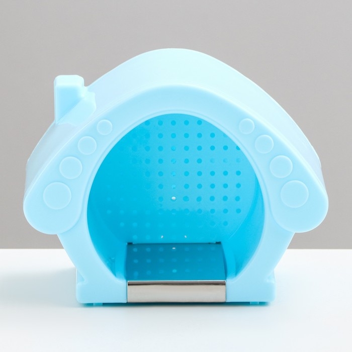 Домик для грызунов охлаждающий, 13,5 х 9 х 10,5 см, голубой Домик для грызунов охлаждающий, 13,5 х 9 х 10,5 см, голубой