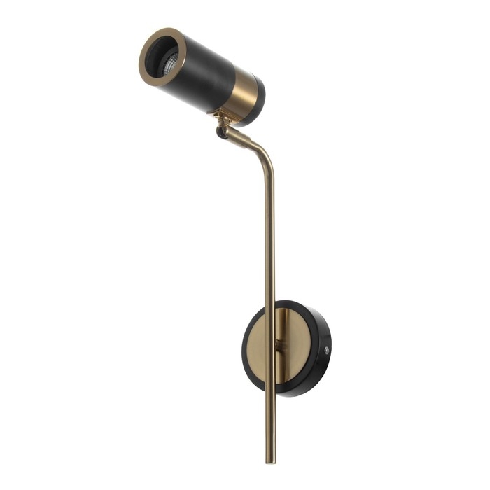 Бра "Техно" Е27 40Вт золото-черный 21х10х38см