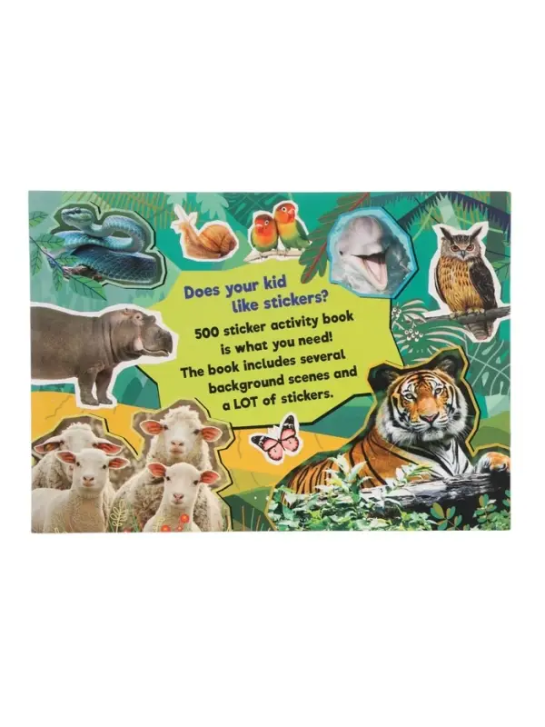 Stickerbook Animals 500stickers inside Stickerbook Animals 500stickers inside