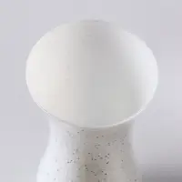 Ваза &laquo;Крапле&raquo;, волна, h=26 см, стекло, белая