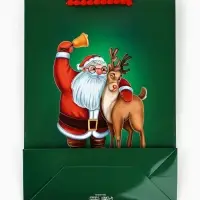 Пакет подарочный «Новогодний», с очками, 31 × 11 × 40 см Пакет подарочный «Новогодний», с очками, 31 × 11 × 40 см