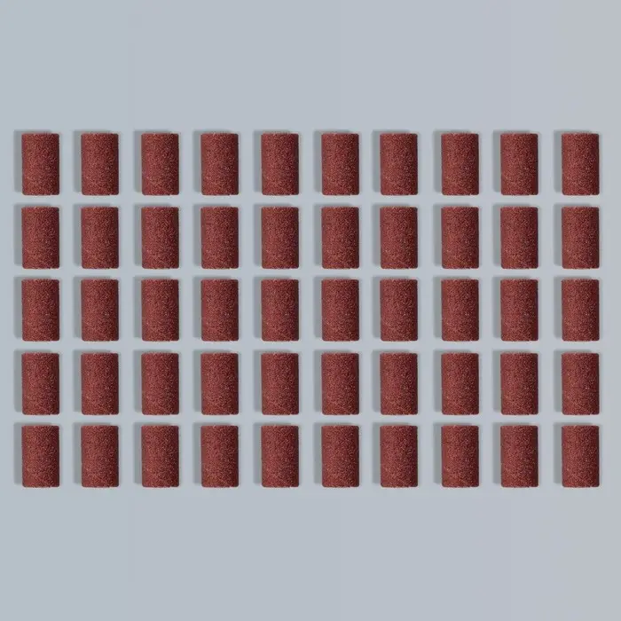 Насадки для педикюра, 100 шт, абразивность 120, в футляре Насадки для педикюра, 100 шт, абразивность 120, в футляре