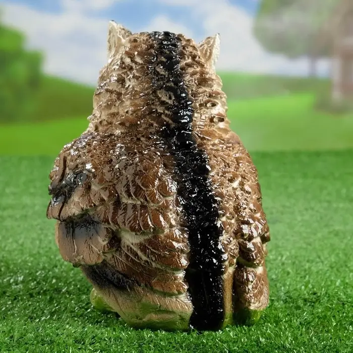 Садовая фигура из гипса &laquo;Филин&raquo;, 19&times;12&times;15 см