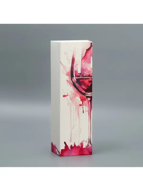 Коробка подарочная складная, упаковка, &laquo;Время пить вино&raquo;, 9&times;32&times;9 см