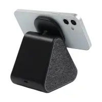 Колонка с зарядной станцией, 3 A, 15 Вт, беспроводная зарядка, кабель USB-Type-C, чёрная