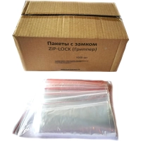 Пакет с замком (Zip Lock) 4 х 6 см, 32 мкм, 1000 шт/уп эконом
