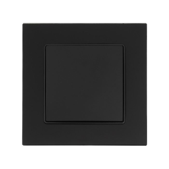 Выключатель проходной TOT Glossy Glass, 10 А, 1 клавиша, скрытый, стекло, черный Выключатель проходной TOT Glossy Glass, 10 А, 1 клавиша, скрытый, стекло, черный