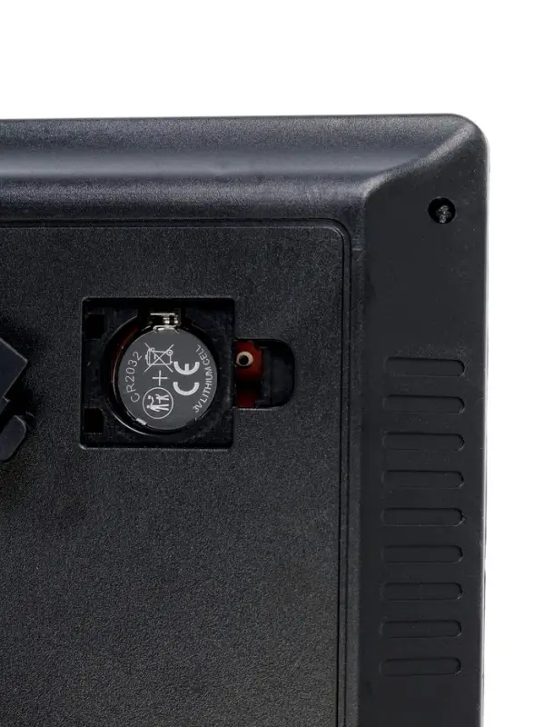 Часы электронные настенные, настольные &laquo;Соломон&raquo;, будильник, 15.5&times;23.5 см, красная индикация, черные