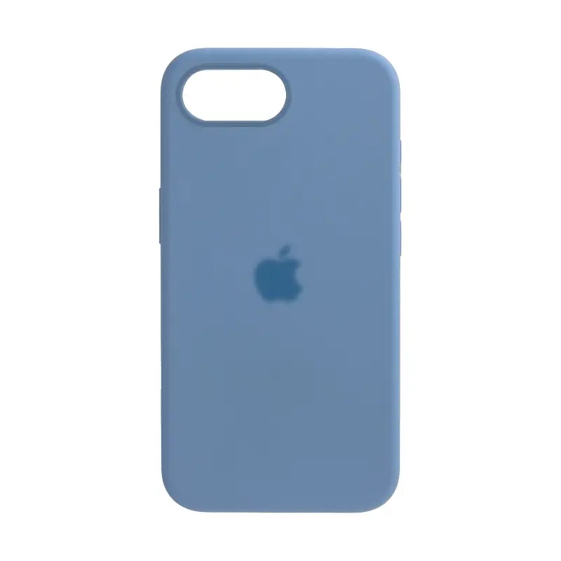 Чехол iPh 16e Silicon Case 100% ORG Winter Blue (MagSafe + анимация NFC) c LOGO