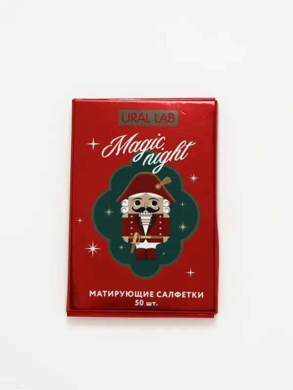 Матирующие салфетки для лица &laquo;Щелкунчик&raquo;, 50 шт., URAL LAB