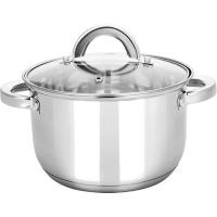 Кастрюля нерж Rondy 3,9л , D=21,5cм, SH07393