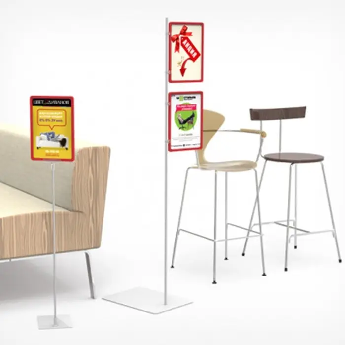 Рама из ударопрочного пластика с закругленными углами А4, без протектора, прозрачная