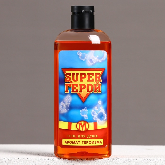 Гель для душа Super ГЕРОЙ, 250 мл, Новый Год