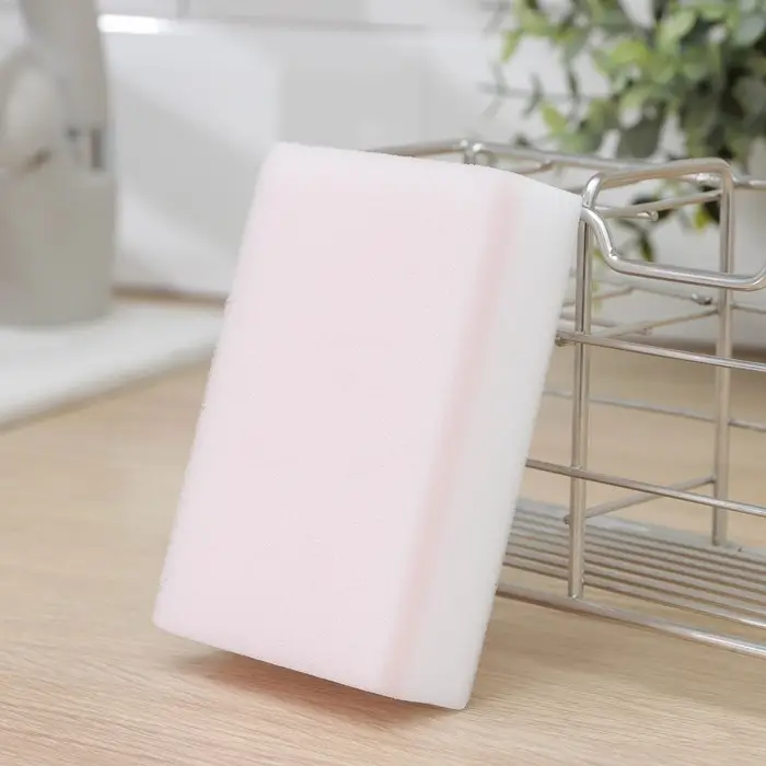 Губка меламиновая для удаления пятен, с поролоновым слоем, 11×7×3 см