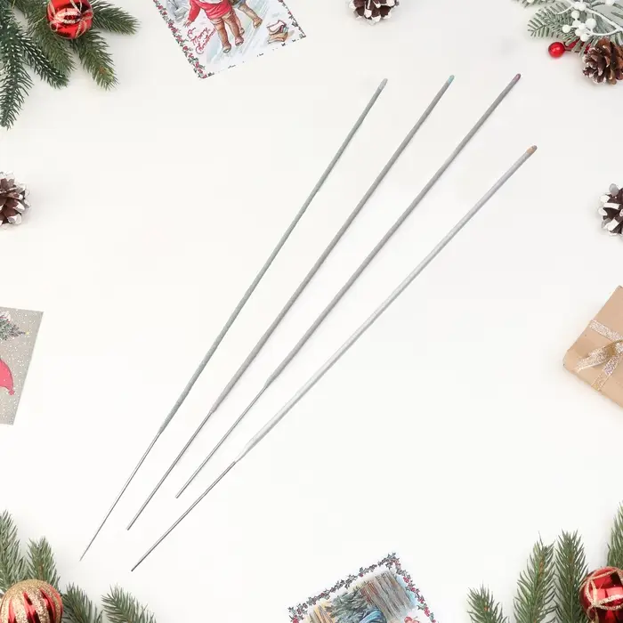 Бенгальские огни, 65 см, 4 штуки, «Цветопламенные»