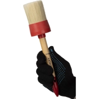 Кисть круглая STAYER MASTER, светлая натурал. щетина, №18 x60мм 0141-60