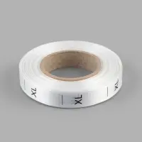 Размерник сатиновый, XL, 1000 шт., 12 мм, 30 м, белый