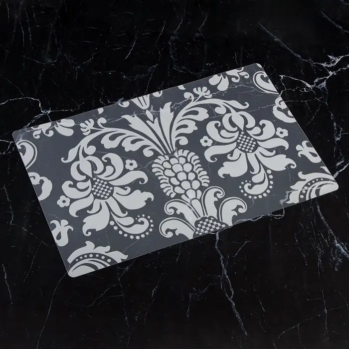 Салфетка сервировочная на стол Доляна &laquo;Абстракция&raquo;, 43&times;28 см, белая