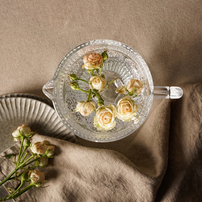 Кувшин для воды стеклянный SL Home «Ларго», 1,1 л, 14×20 см, цвет прозрачный