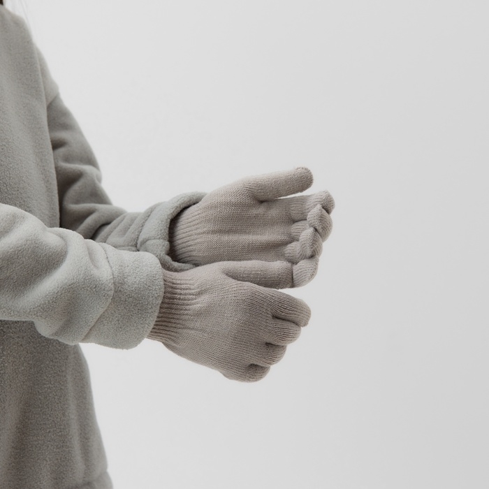 Перчатки детские MINAKU  Перчатки детские MINAKU "Однотонные",цв. темно-серый, р-р 16 (10-12 лет)