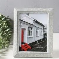 Фоторамка пластик 15х20 см "Марокканская мозаика" оттенки голубого 25х20х2 см