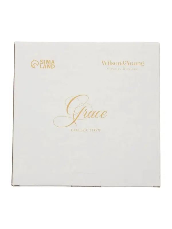 Тарелки WY Grace, d=25.5 см, набор 2 шт., фарфор, белые