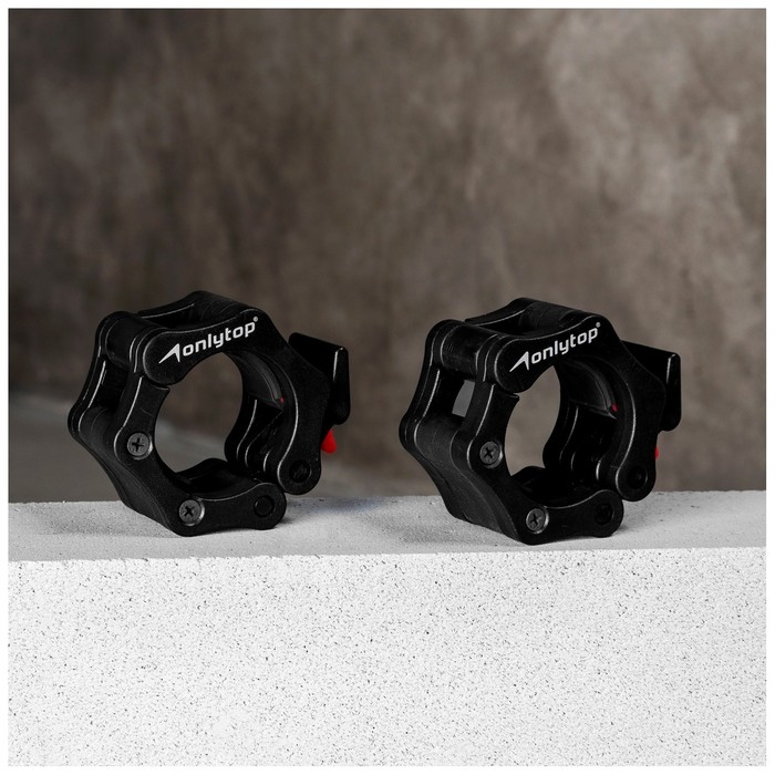 Замки для грифа ONLYTOP, d=50 мм Замки для грифа ONLYTOP, d=50 мм