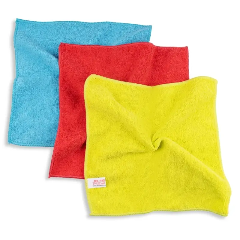 04 Набор салфеток для комплексного ухода AVS MF-6102 (микроф.- 3шт, 30х30см)