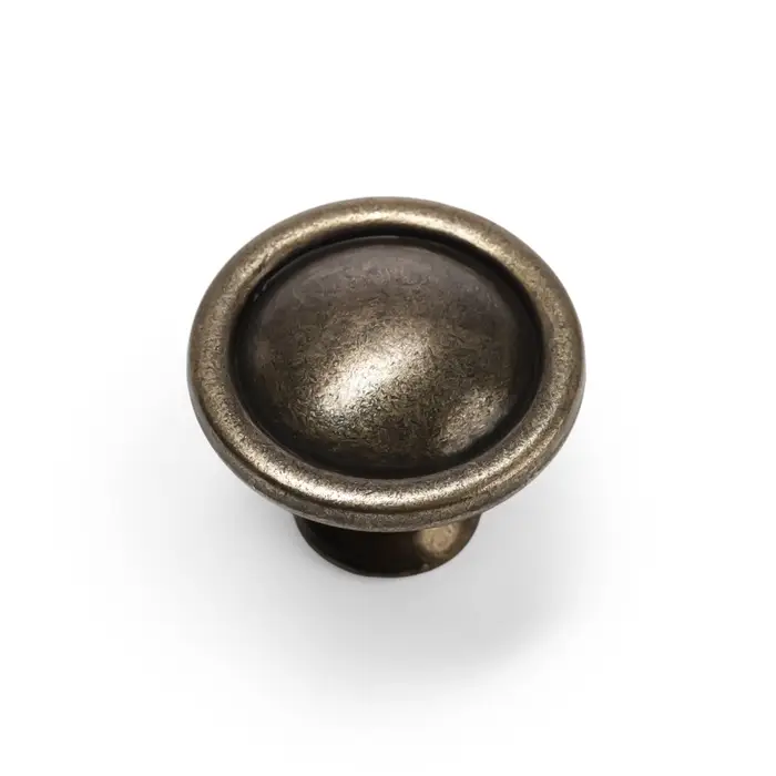 Ручка-кнопка ТУНДРА РК118AB, d=30 мм, бронза