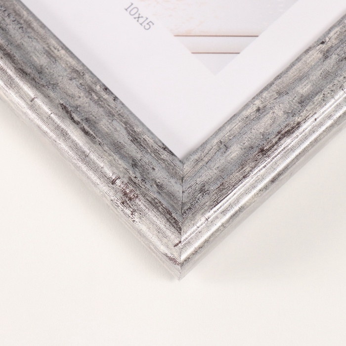 Фоторамка пластик МИРАМ 10х15 см, 642623-4 серебро (пластиковый экран) Фоторамка пластик МИРАМ 10х15 см, 642623-4 серебро (пластиковый экран)