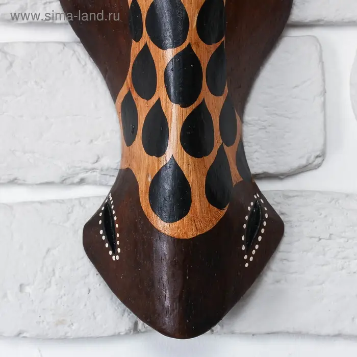 Маска дерево "Жираф" 30х11х4,5 см