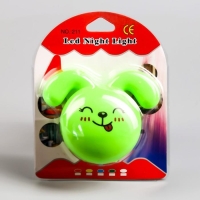 Ночник LED "Кролик", 7 см, 4W (V220) МИКС пластик RISALUX