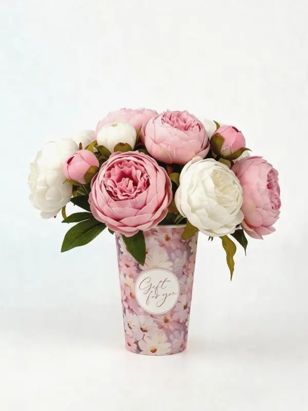 Стакан для цветов влагостойкий &laquo;Цветы&raquo;, 400 мл