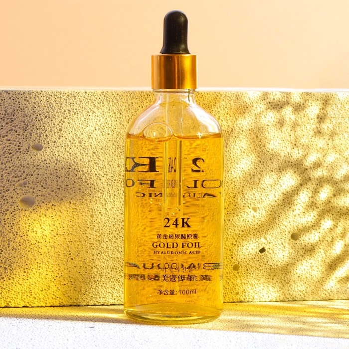Косметическая сыворотка для лица с биозолотом и гиалуроновой кислотой, 100 мл Косметическая сыворотка для лица с биозолотом и гиалуроновой кислотой, 100 мл