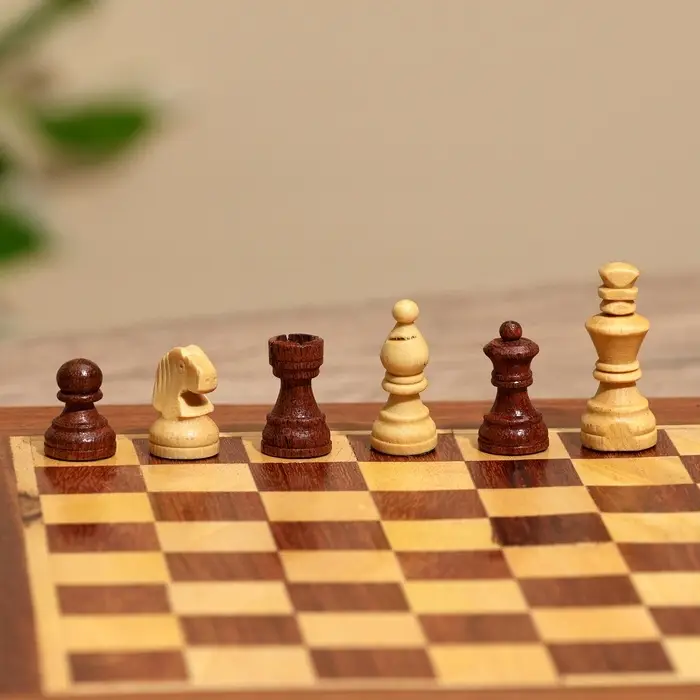 Шахматы магнитные, 20.5&times;20.5&times;3.5 см, дерево шишам