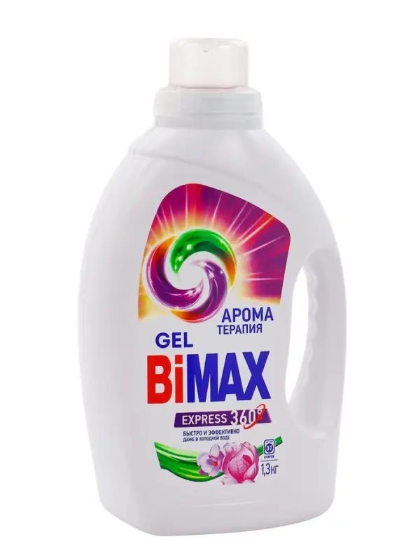 Жидкое средство для стирки BiMax &laquo;Арома Терапия&raquo;, гель, универсальное, 1.3 л