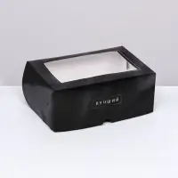 Упаковка на 6 капкейков с окном, &laquo;Лучшему мужчине&raquo;, 25&times;17&times;10 см