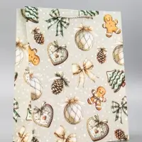 Пакет подарочный новогодний ламинированный, «Набор Новогодних игрушек» , 26×12×32 см Пакет подарочный новогодний ламинированный, «Набор Новогодних игрушек» , 26×12×32 см