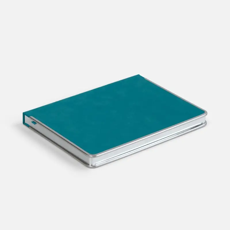 Ежедневник Metal Frame на заказ, датированный, бирюзовый