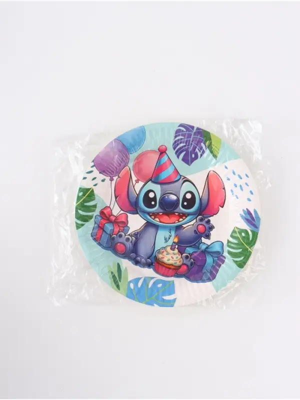 Тарелка одноразовая 18 см, набор 10 шт, Монстрик