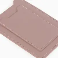 Обложка для автодокументов, СТС и права, 9&times;0.3&times;12.5 см, розовая