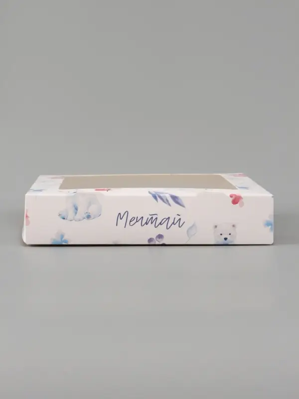 Коробка подарочная с окном &laquo;Мечтай&raquo;, 20&times;20&times;4 см, самосборная