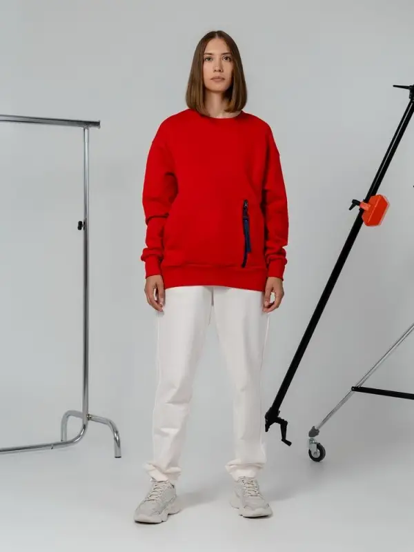 Свитшот унисекс Kosmos 2.0, кремовый, размер XS/S Свитшот унисекс Kosmos 2.0, кремовый, размер XS/S