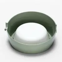 Лего-миска для животных &laquo;Фокси&raquo;, 300 мл, с наклоном, пластик, цвет фисташковый