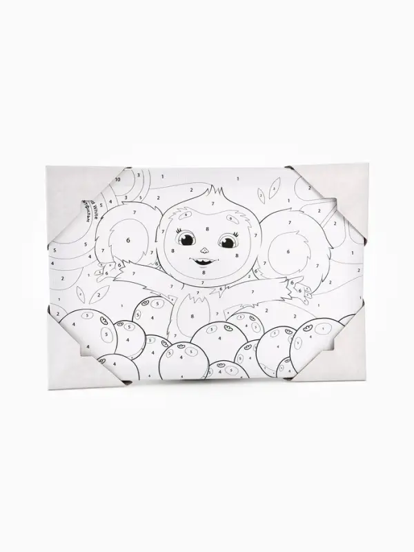 Картина по номерам с подрамником &laquo;Чебурашка и апельсины&raquo;, 20&times;30 см