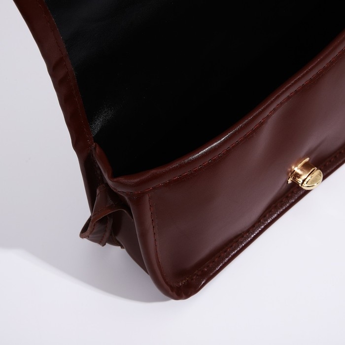 Сумка-мессенджер на клапане, цвет бордовый Сумка-мессенджер на клапане, цвет бордовый