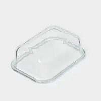 Контейнер Доляна Cook and Freeze, 380 мл, 15&times;11&times;5.5 см, с крышкой, жаропрочное стекло, МИКС
