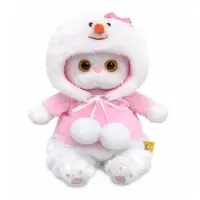 Мягкая игрушка &laquo;Кошечка Ли-Ли baby в костюмчике снеговика&raquo;, 20 см